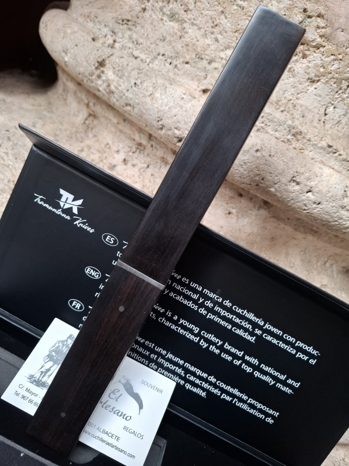 CUCHILLO DAMASCO ÉBANO